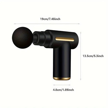 Ultra-Quiet Portable Handheld Massager – 6 Speeds, Rechargeable, Ergonomic Design