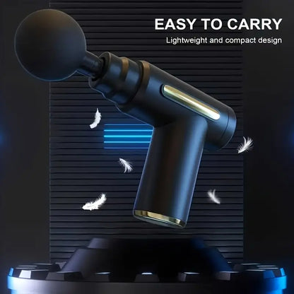 Ultra-Quiet Portable Handheld Massager – 6 Speeds, Rechargeable, Ergonomic Design