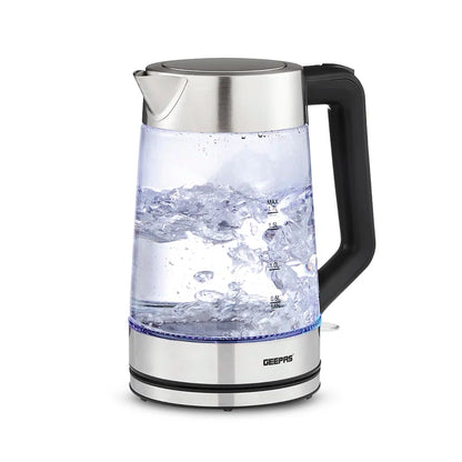 1.7L Illuminating Electric Glass Kettle 3000W Cordless