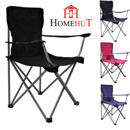 FOLDING CAMPING CHAIR HIKING GARDEN INDOOR OUTDOOR FISHING SEAT GARDEN FESTIVAL