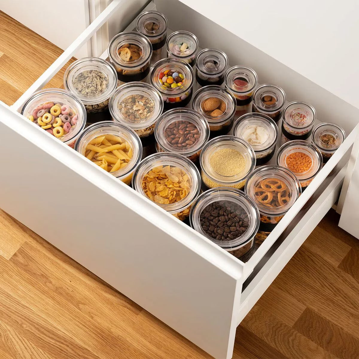 PRESSO 12 Storage Jars with Lids