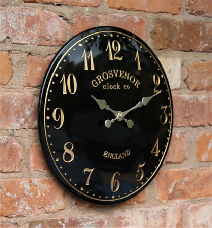 Outdoor Indoor Garden Wall Clock Station Hand Painted Church Clock Home Decor