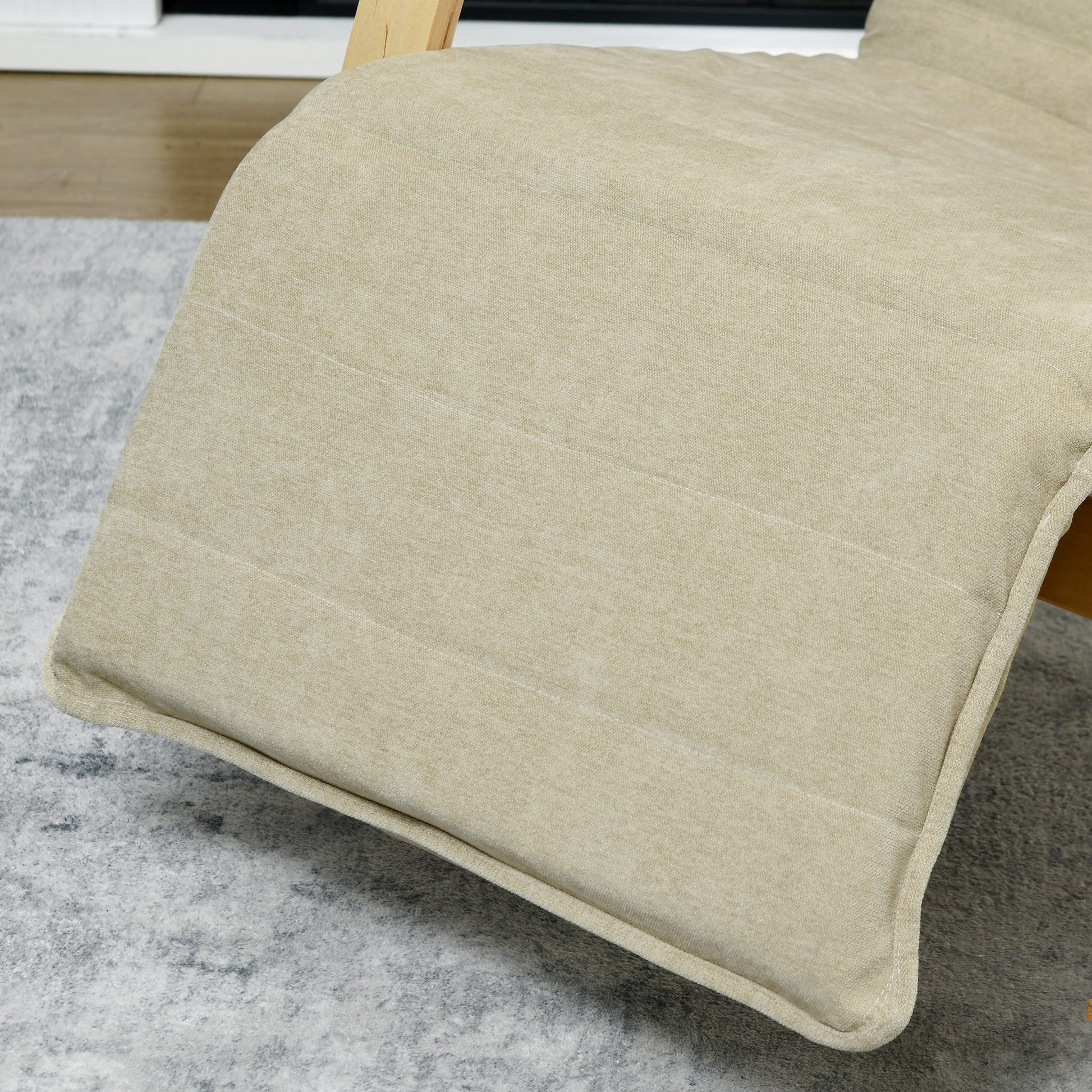 Modern Rocking Lounge Chair Recliner with Adjustable Footrest