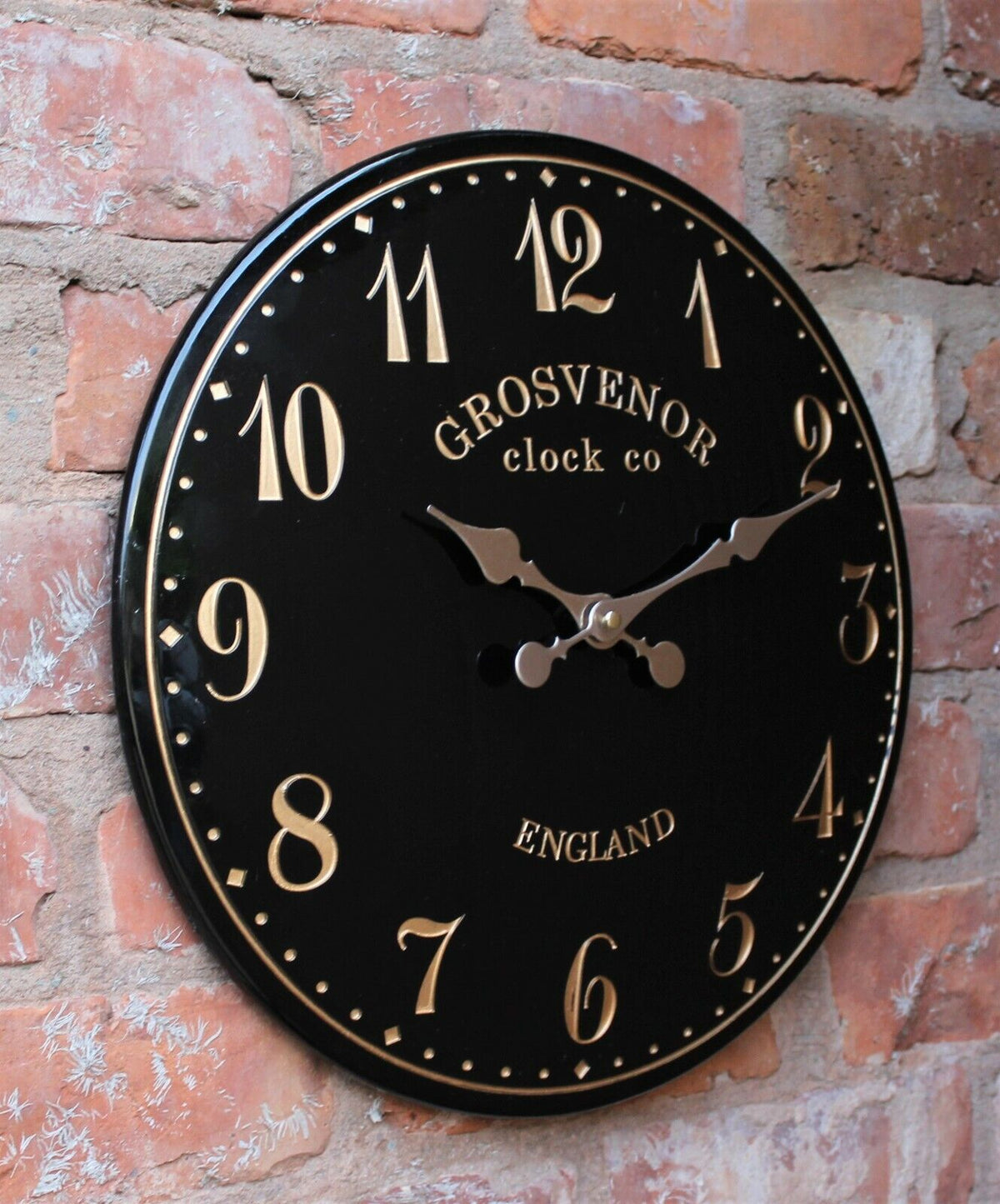 Outdoor Indoor Garden Wall Clock Station Hand Painted Church Clock Home Decor