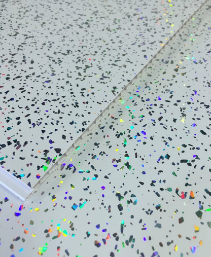 10 White Black Grey Sparkle & Marble Shower Wall Panels PVC Bathroom Cladding
