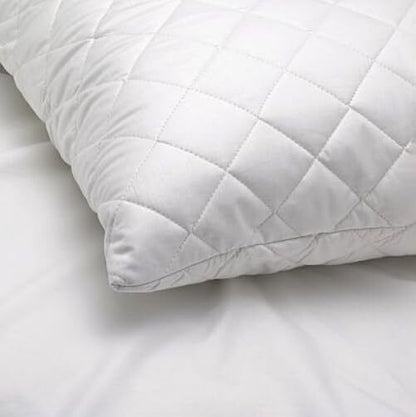 Pack of 4 Zipped WATERPROOF QUILTED Pillow Protectors Hypoallergenic Soft Covers