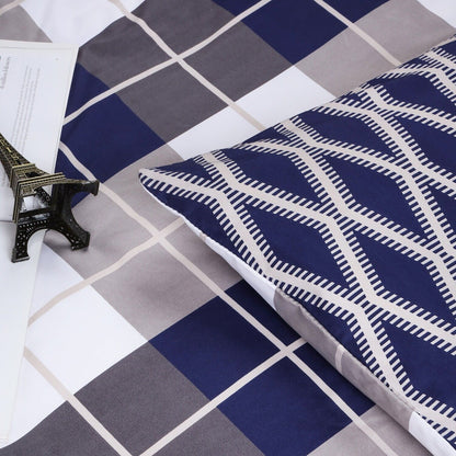 Luxury Reversible Duvet Cover Quilt Cover Bedding Set Single Double King Size