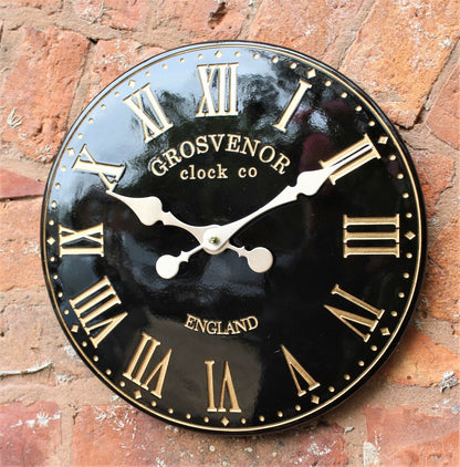 Outdoor Indoor Garden Wall Clock Station Hand Painted Church Clock Home Decor