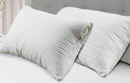 Pack of 4 Zipped WATERPROOF QUILTED Pillow Protectors Hypoallergenic Soft Covers