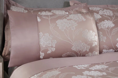 Blossom Satin Floral Bedding with Pillowcases