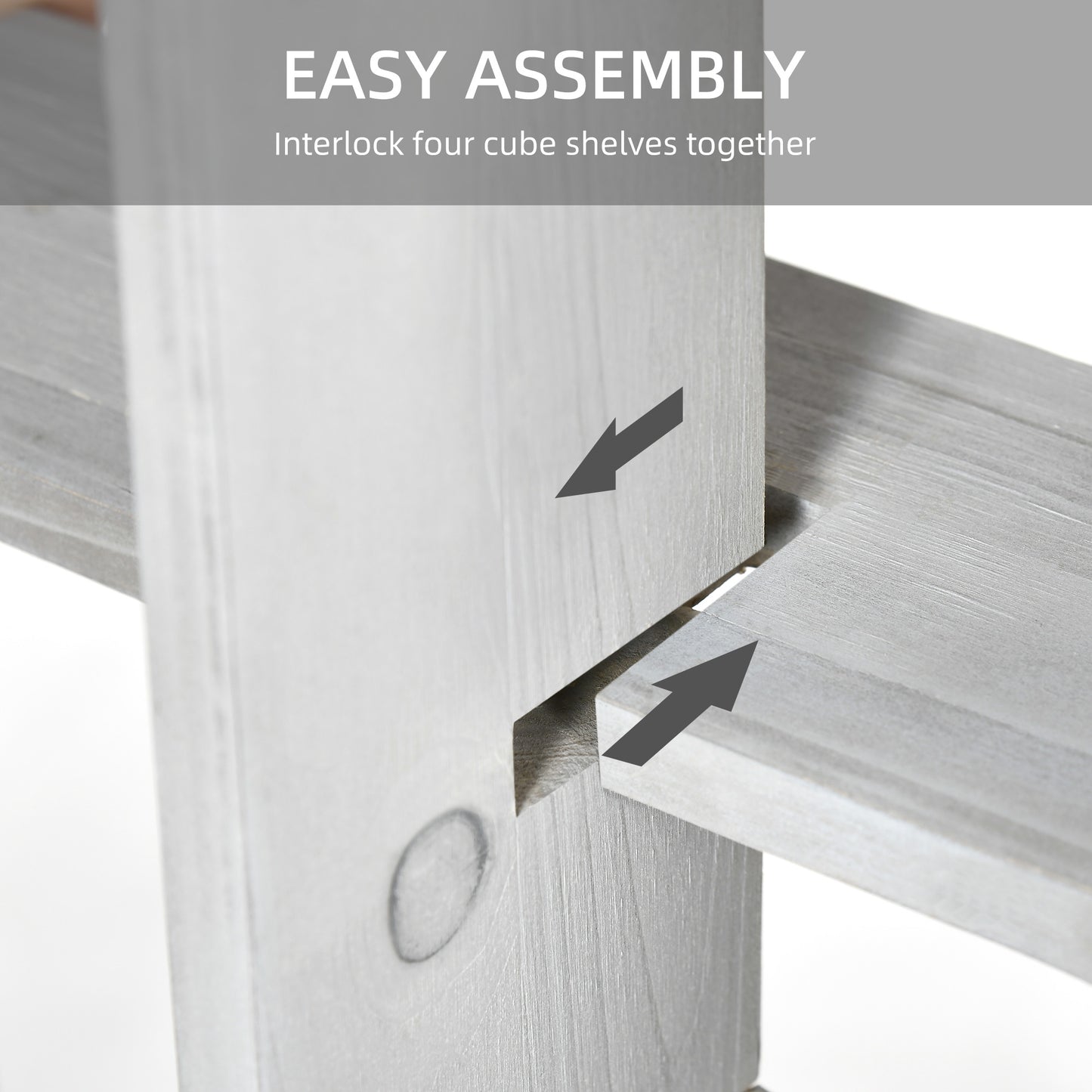 Wall Mounted Interlocking Cube Shelves, Display Wall Shelf for Living Room