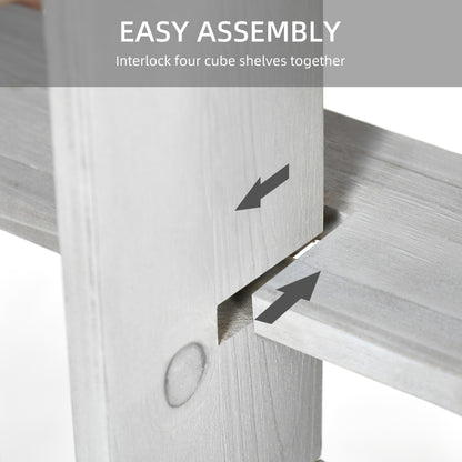 Wall Mounted Interlocking Cube Shelves, Display Wall Shelf for Living Room