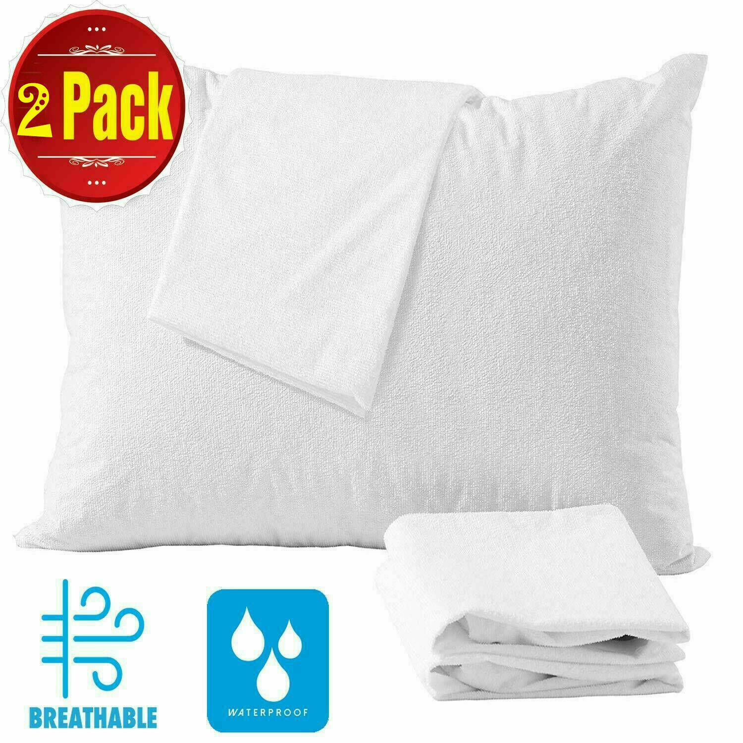 WATERPROOF TERRY TOWEL MATTRESS PROTECTOR FITTED SHEET EXTRA DEEP PROTECTOR UK