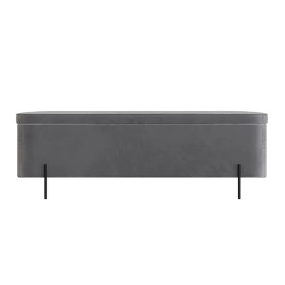 Analisha Velvet Upholstered Storage Bench