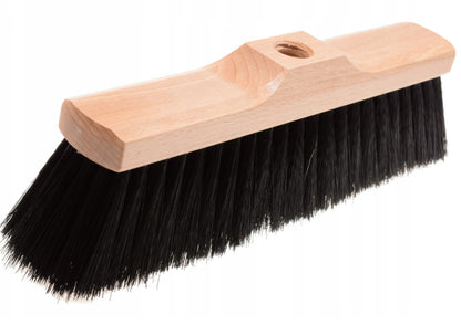 1.2M Traditional Outdoor Garden Sweeping Brush Floor Yard Wooden Broom Handle