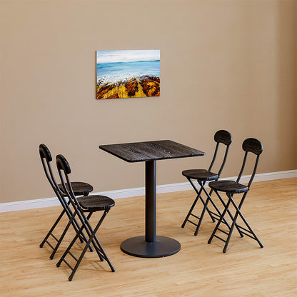 Small Round/Square Dining Table Breakfast Kitchen Living Room Cafe Furniture