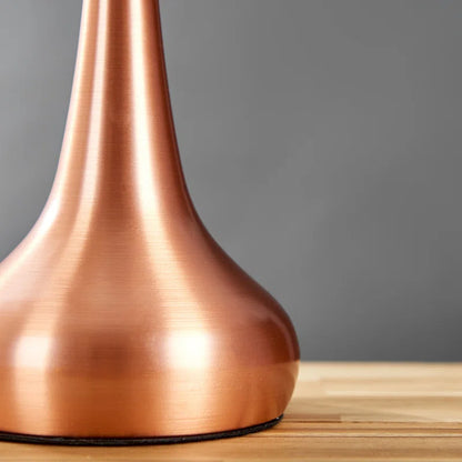 Shellcove 34Cm Copper Table Lamp