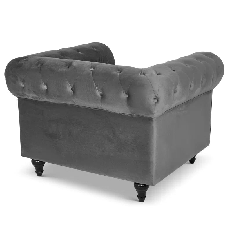 Asya 3 - Piece Velvet Living Room Set