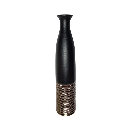Textured Ceramic Floor Vase for the Living Room, Modern Decorative Vase