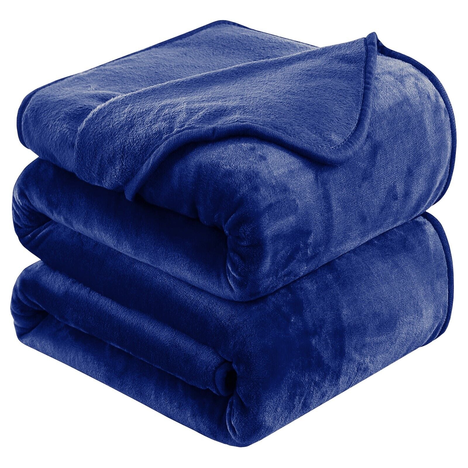 Large Fleece Blanket Throw Reversible Soft Warm Bed Sofa Blanket Double & King