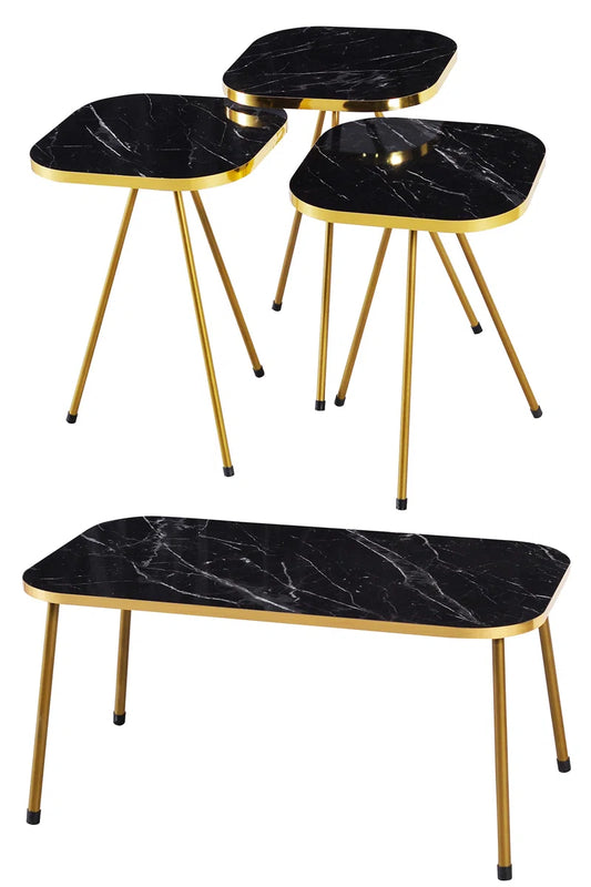 Oblak 4 - Piece Living Room Table Set