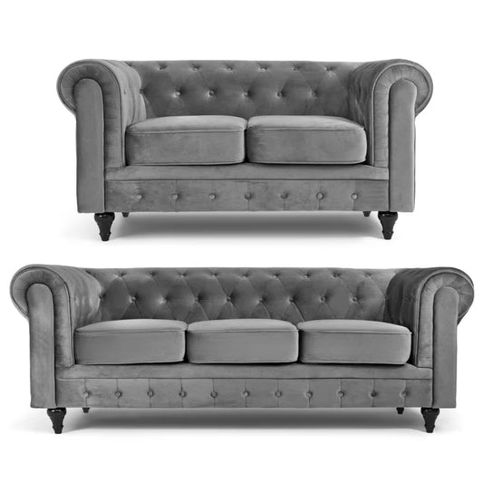 Katherin 2 - Piece Velvet Living Room Set