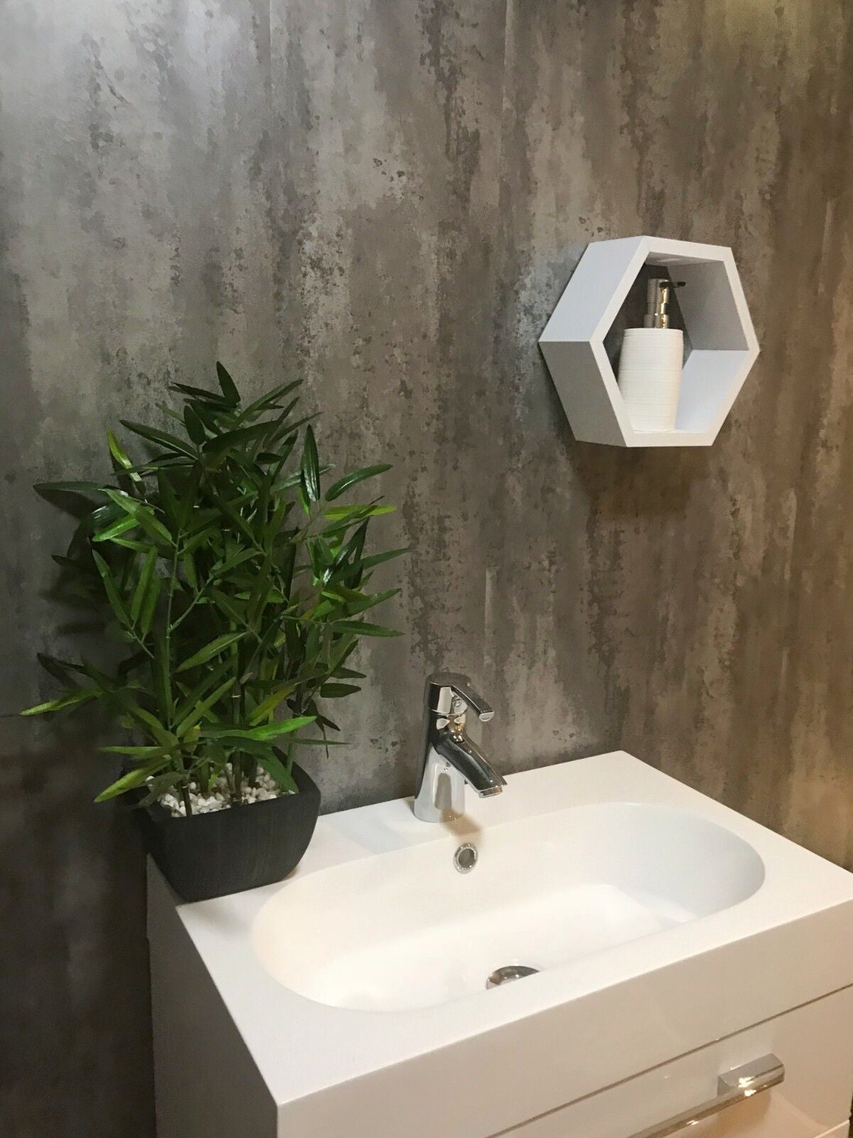 10 White Black Grey Sparkle & Marble Shower Wall Panels PVC Bathroom Cladding