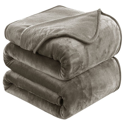 Large Fleece Blanket Throw Reversible Soft Warm Bed Sofa Blanket Double & King