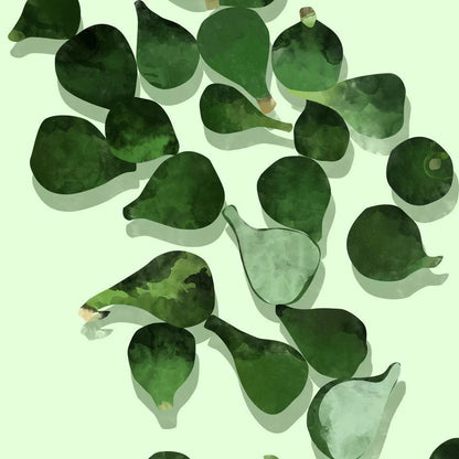 Watercolor Figs Cushion/Pillow