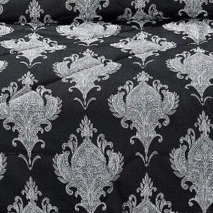 Gina Polyester Damask Bedspread with Pillowcases