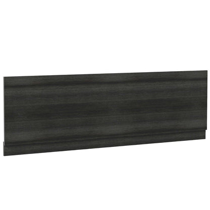 Modern Bathroom 1700 Front & 700 End Bath Panel Pack MDF Charcoal Grey Plinth