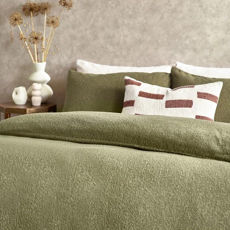 Modris Polyester Solid Colour Duvet Cover Set with Pillowcases